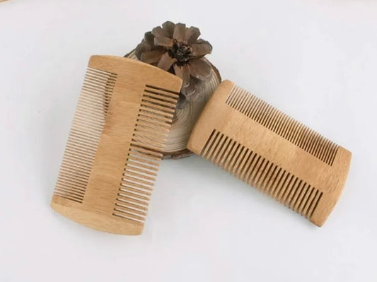 Beard comb bamboo